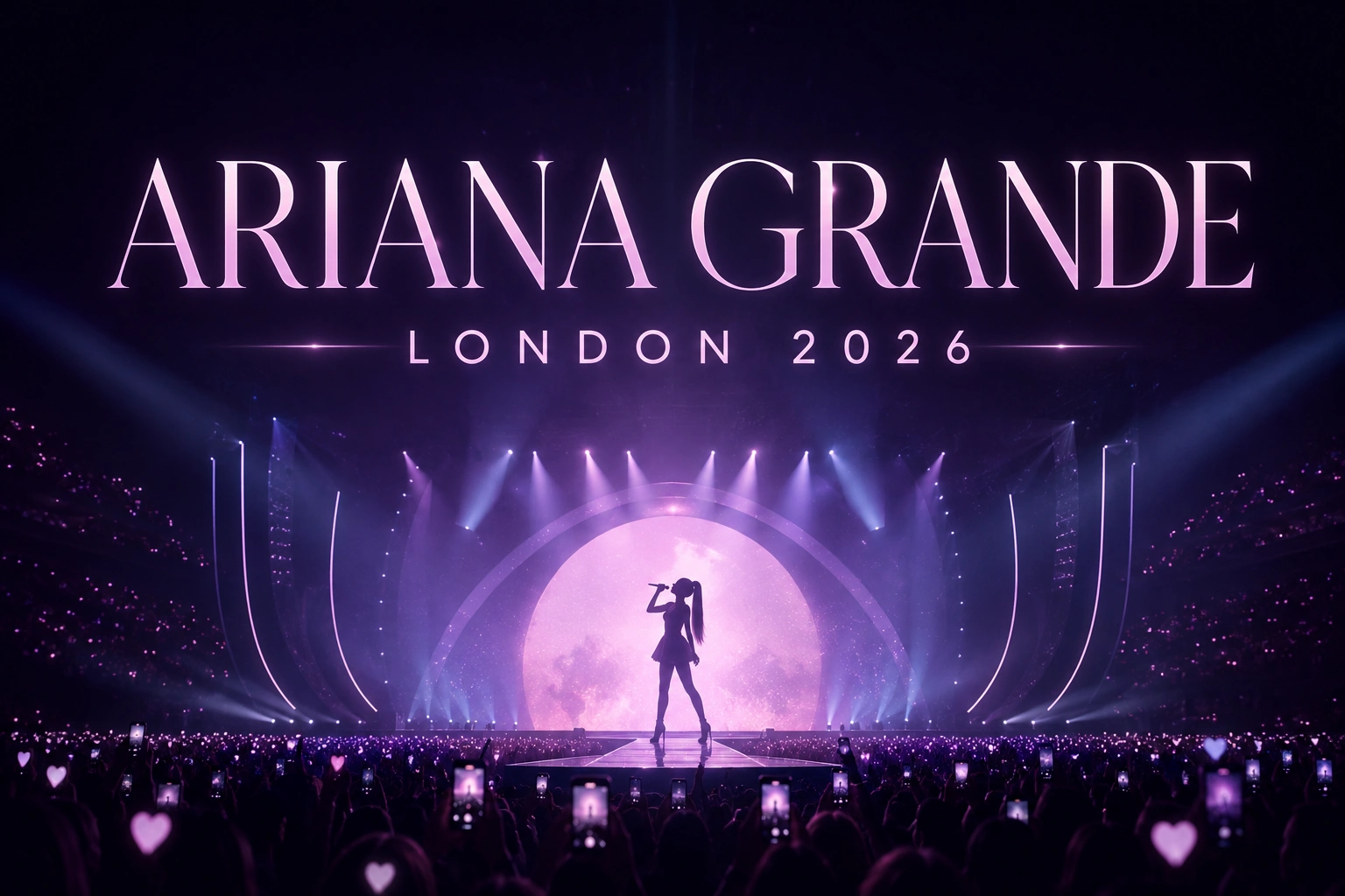 Ariana Grande London 2026: Eternal Sunshine Tour in der O2 Arena in London