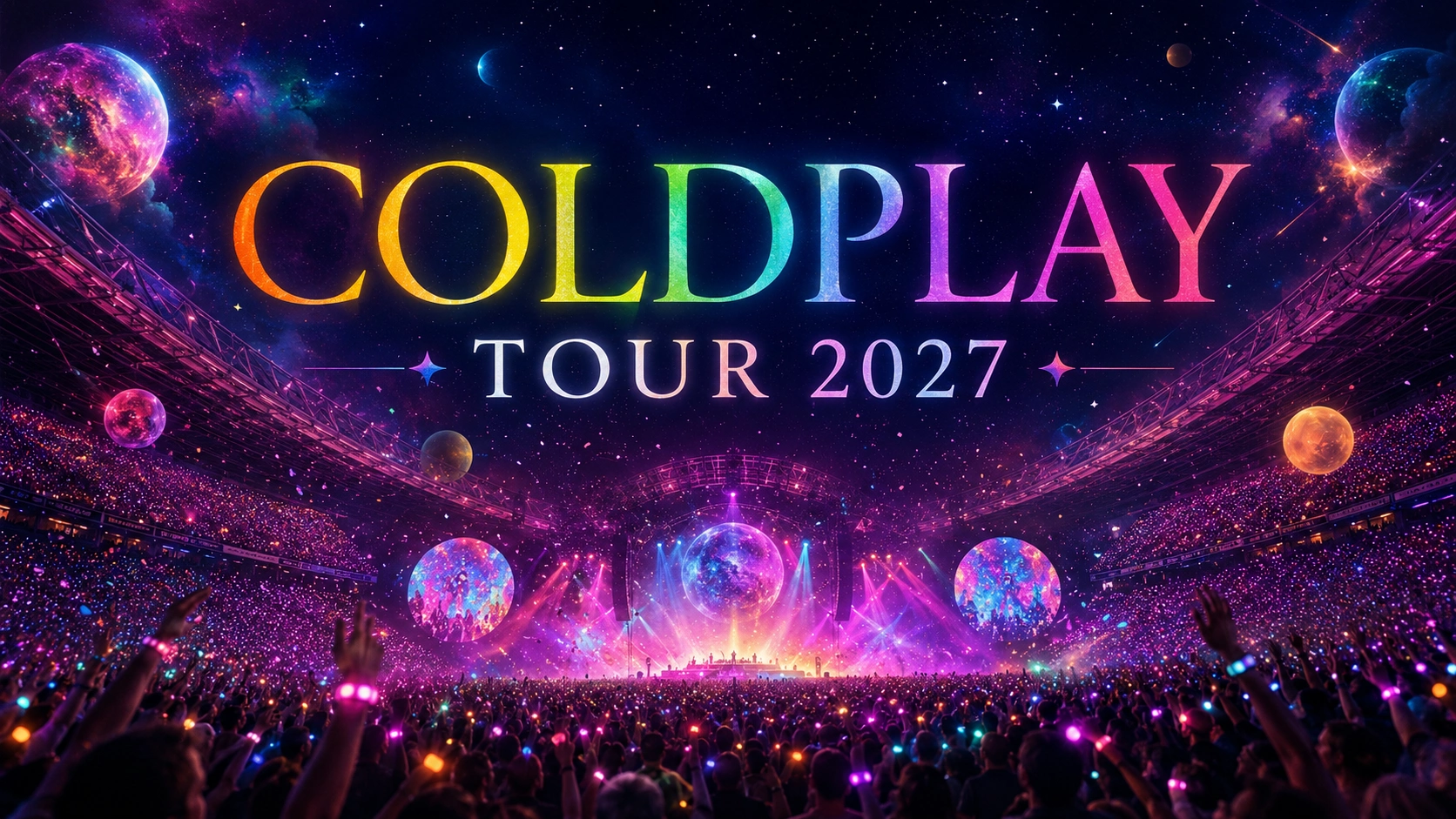 Coldplay Tour 2027: Die Music Of The Spheres World Tour geht weiter