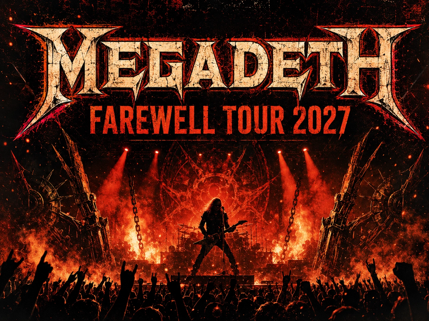 Megadeth Tour 2027: Farewell Tour live in Deutschland