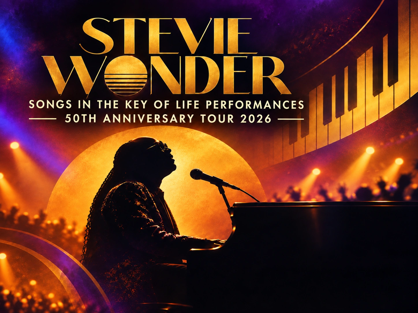 Stevie Wonder Tour 2026 Tickets: Songs In The Key of Life Performances - 50th Anniversary