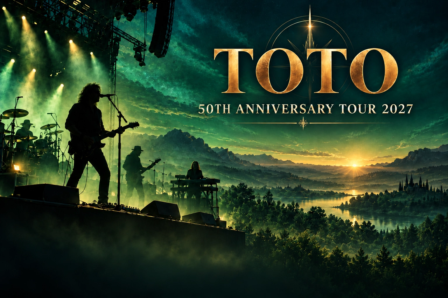 Toto 50th Anniversary Tour 2027: Sieben Open-Air-Konzerte in Deutschland und große Europa-Tour angekündigt