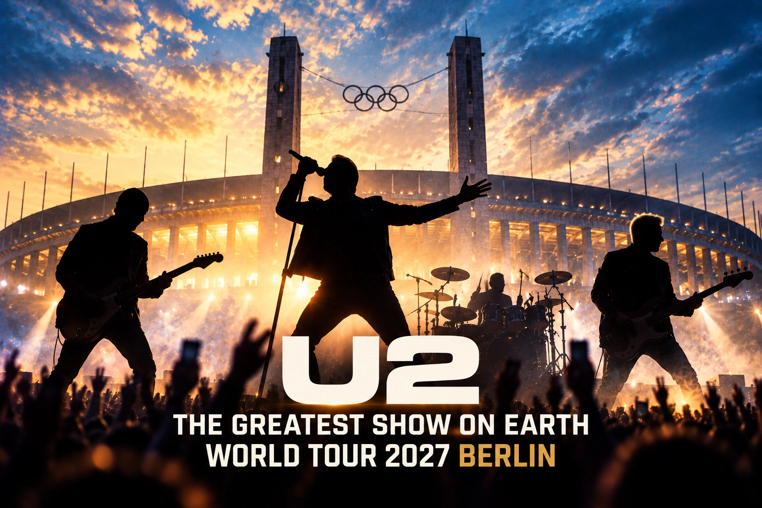 U2 Berlin 2027: Einziges Deutschland-Konzert im Olympiastadion bestätigt